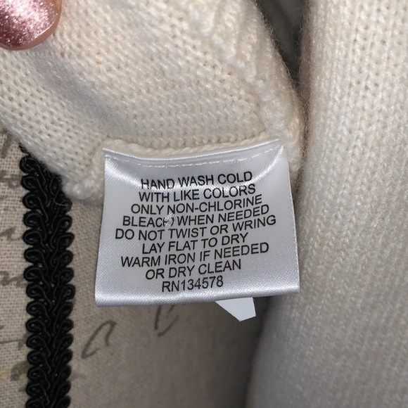 Vineyard vines Whaleisle Yoke Sweater - Marshmallow - Picture 9 of 13